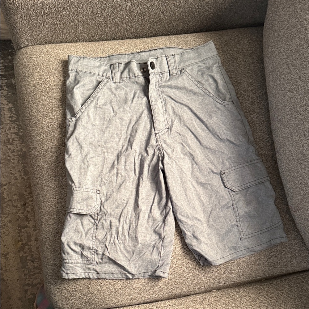 Men's Gray Cargo Shorts